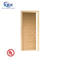 Xzic UL Intertek Hotel Fire Rated Wood Porte